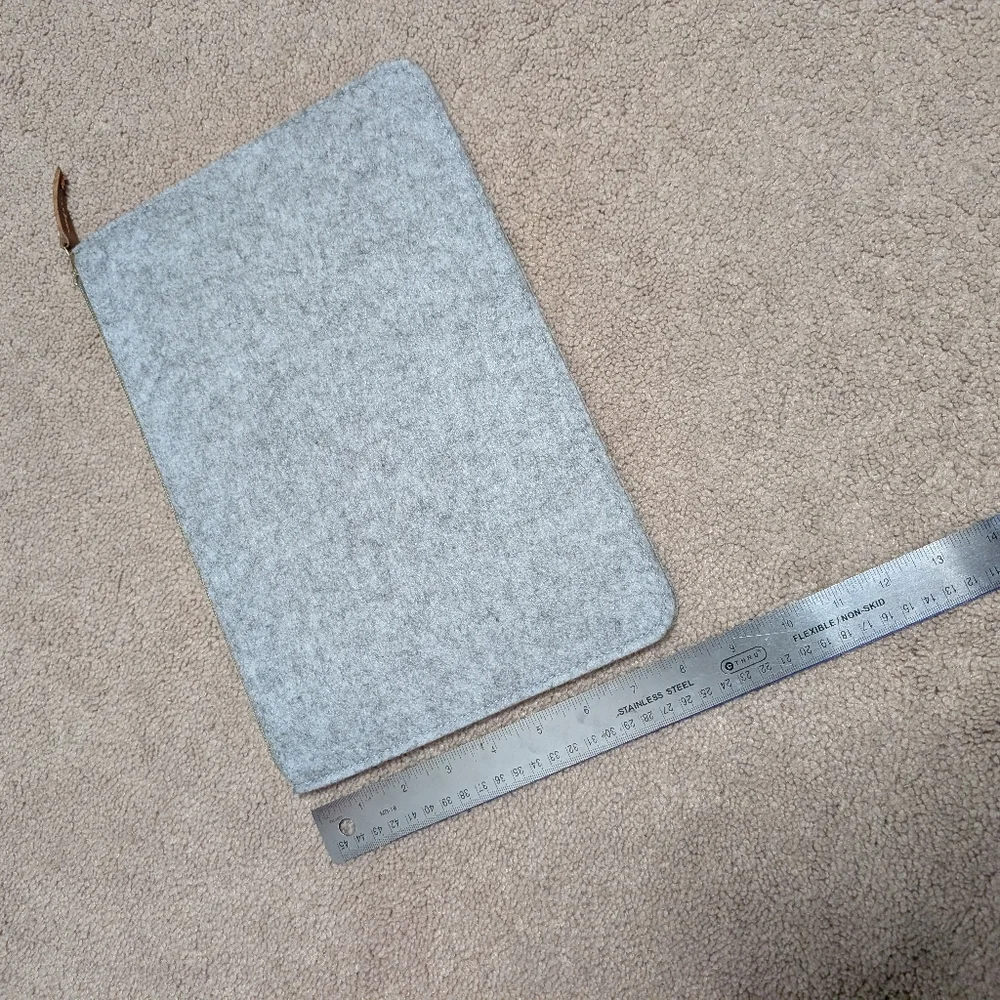 Gray and Gold Geometric Tablet Holder